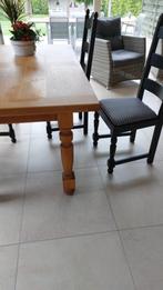 tafel en 6 stoelen, Ophalen, Gebruikt, Vijf personen of meer, Eikenhout