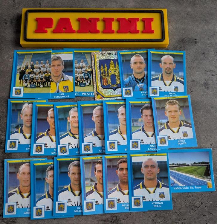 PANINI STICKERS 20X FOOTBALL 2000 WESTERLO, Hobby en Vrije tijd, Stickers en Plaatjes, Nieuw, Verzenden