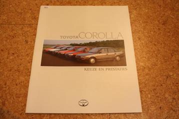 Toyota Corolla brochure 1991