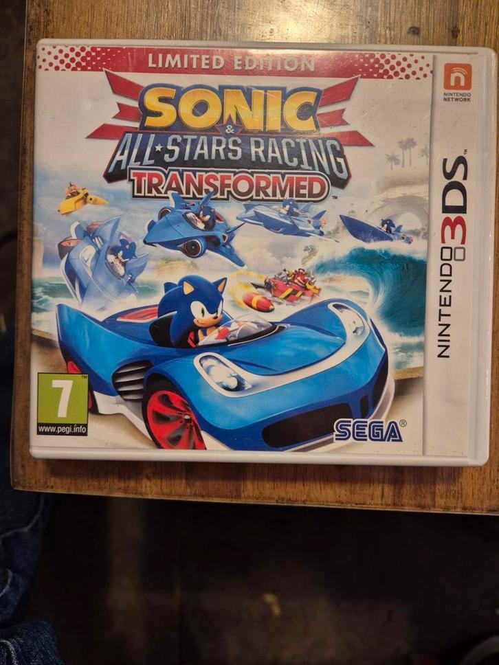 Sonic All-Stars Racing Transformed, Games en Spelcomputers, Games | Nintendo 2DS en 3DS, Zo goed als nieuw, 1 speler, Vanaf 7 jaar