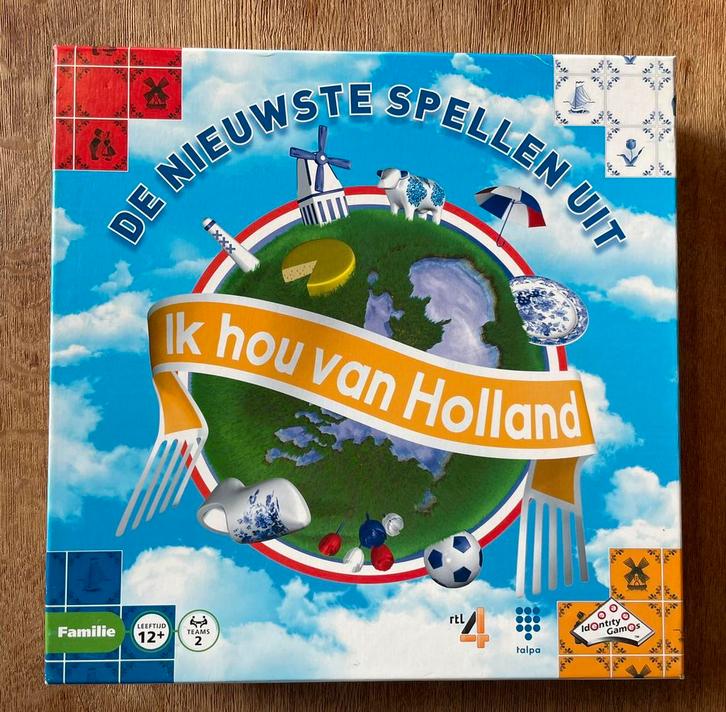 Ik hou van Holland, Hobby en Vrije tijd, Gezelschapsspellen | Bordspellen, Zo goed als nieuw, Ophalen