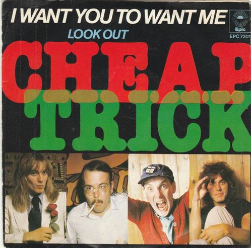 45T: Cheap Trick: I want you to want me   Rock, CD & DVD, Vinyles Singles, Utilisé, Single, Rock et Metal, 7 pouces, Enlèvement ou Envoi