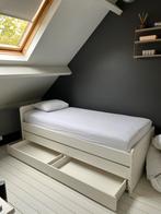Bed met onderbed en opberger, Huis en Inrichting, Ophalen, Zo goed als nieuw