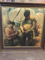 Groot lot bekende schilderijen visserij., Antiek en Kunst, Ophalen of Verzenden