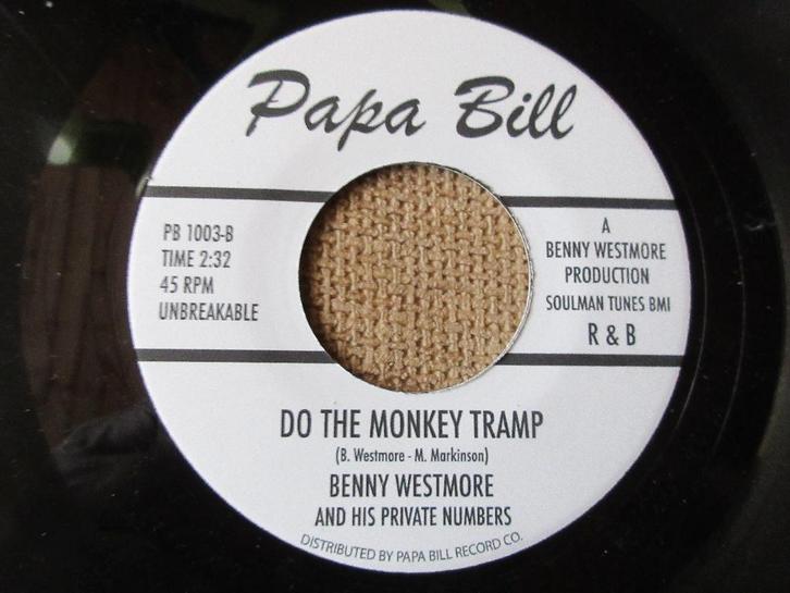 Benny Westmore One Hundred Years Old / Do The Monkey Tramp, CD & DVD, Vinyles Singles, Comme neuf, Single, R&B et Soul, 7 pouces