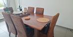 Tafel en 6 stoelen, Ophalen, Zo goed als nieuw