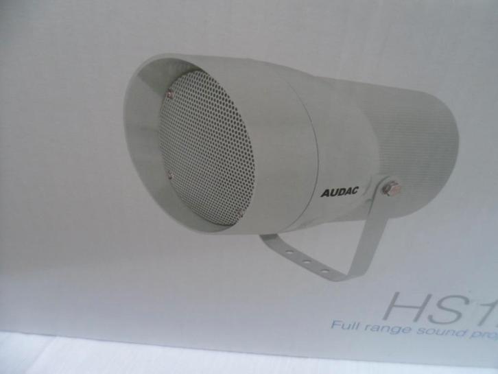 4x outdoor hoorn luidsprekers Audac HS121, TV, Hi-fi & Vidéo, Enceintes, Neuf, Haut-parleurs Frontaux, Arrière ou Stéréo, Moins de 60 watts