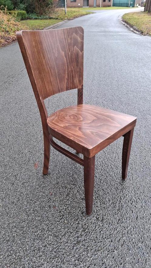 20 cafe restaurant bistro stoelen TON geheel hout bruin!, Huis en Inrichting, Stoelen, Hout, Bruin, Ophalen of Verzenden