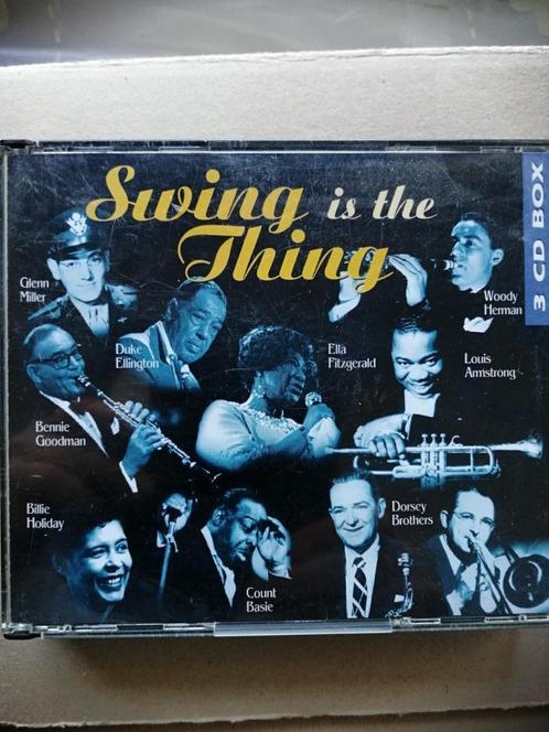 cd  swing is the thing 3cd box, CD & DVD, CD | Jazz & Blues, Comme neuf, Jazz, Enlèvement ou Envoi