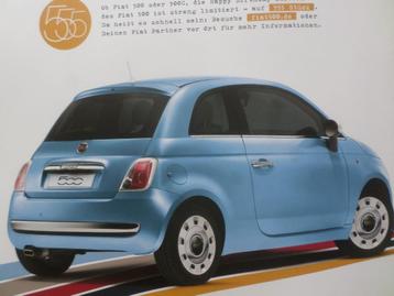 Brochure Joyeux Anniversaire de la Fiat 500