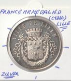 FRANCE ARMEDAL.N.D.(C1880) LILLE ZILVER, Ophalen of Verzenden, Zilver