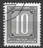 Duitsland DDR 1956 - Yvert 35SE - Service - Cijfers (ST), Postzegels en Munten, Verzenden, DDR, Gestempeld