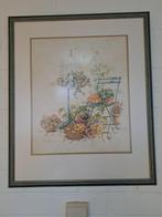 Vintage geborduurd kunstwerk, Antiek en Kunst, Curiosa en Brocante, Ophalen of Verzenden