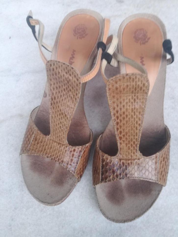unieke sandaal Maliparmi, een eyecatcher, Kleding | Dames, Schoenen, Zo goed als nieuw, Sandalen of Muiltjes, Ophalen
