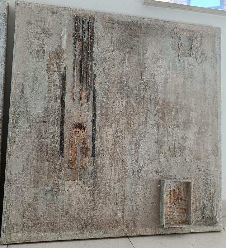 Jenten (Jenny Verplanke) – History Shows Hope on the Future, Antiek en Kunst, Kunst | Schilderijen | Modern, Ophalen