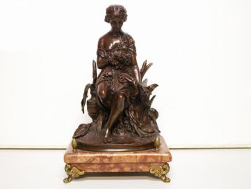 Statue en bronze, Buitel, Aphrodite Pandemos, XIXe siècle. 