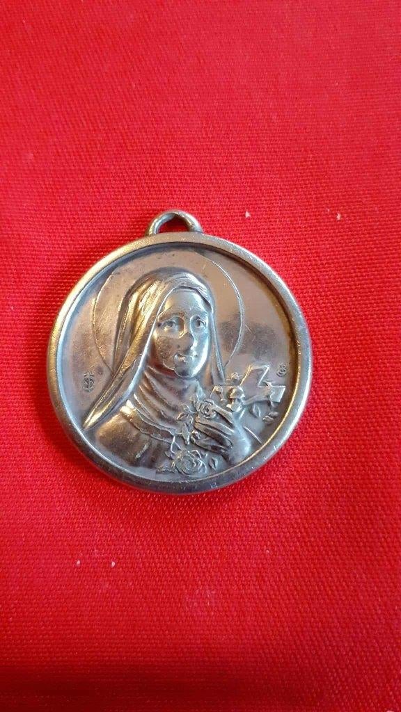 médaille religieuse ste Thérèse  et st Christophe (x2040), Enlèvement ou Envoi, Utilisé, Bijoux, Christianisme | Catholique