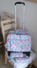 Kipling ensemble trolley et 2 plumiers + singes, Bijoux, Sacs & Beauté, Sacs | Cartables, 40 à 50 cm, Enlèvement ou Envoi, Autres couleurs