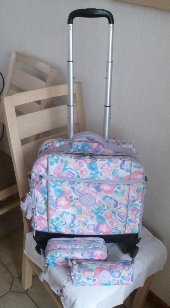 Kipling ensemble trolley et 2 plumiers + singes, Bijoux, Sacs & Beauté, Sacs | Cartables, Utilisé, Porte-documents ou Cartable