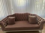2 grote roze (voor drie personen) en 2 kleine zetels, Huis en Inrichting, Ophalen