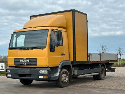 MAN LE 180 c !LANDBOUW KENTEKEN!BOSBOUW! (bj 2002), Auto's, Vrachtwagens, Bedrijf, Te koop, MAN, Diesel, Handgeschakeld, Achterwielaandrijving