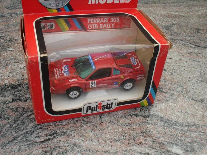 Polistil 1/24 - Ferrari 308 GTB Rally --- Zeldzaam ---, Hobby en Vrije tijd, Modelauto's | 1:24, Zo goed als nieuw, Auto, Overige merken