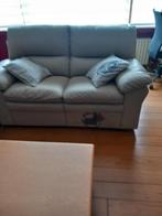 Lederlook zetel met langs 1 kant relax, Ophalen, Zo goed als nieuw