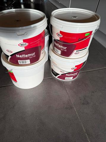 Verf nelfamur 5L 10 potten  beschikbaar voor biedingen