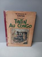 Tintin Au Congo - A3 (1937) Hergé, Gelezen, Ophalen of Verzenden