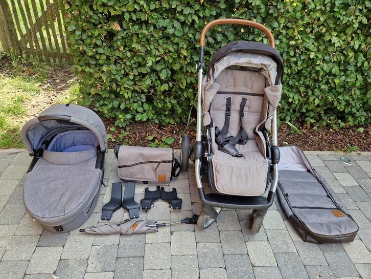 Wandelwagen Mutsy Evo, Kinderen en Baby's, Kinderwagens en Combinaties, Gebruikt, Kinderwagen, Mutsy, Met reiswieg, Verstelbare duwstang