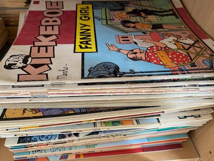 Kiekeboe Hoste gekleurd & ongekleurd, Standaard uitgave, Boeken, Stripverhalen, Gelezen, Meerdere stripboeken, Ophalen of Verzenden