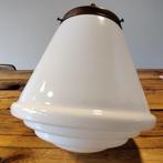 hanglamp art-deco stijl, Bijoux, Sacs & Beauté, Boucles d'oreilles, Enlèvement, Comme neuf, Blanc, Verre