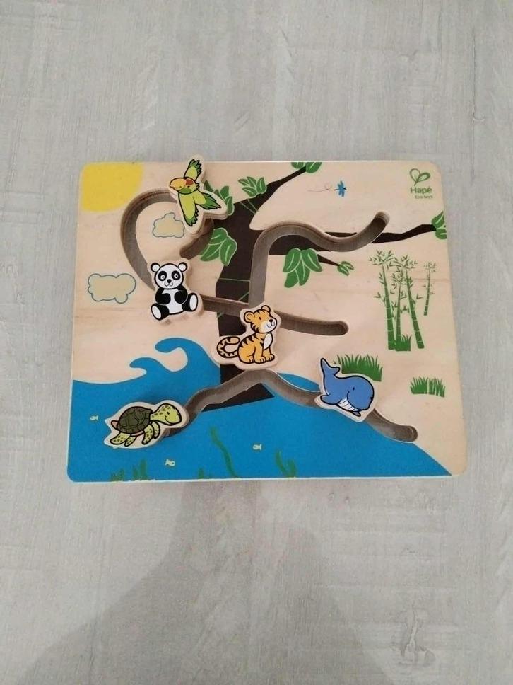 Hape Eco Toys / dierenplezier / animal fun /houten speelgoed, Kinderen en Baby's, Speelgoed | Houten speelgoed, Zo goed als nieuw