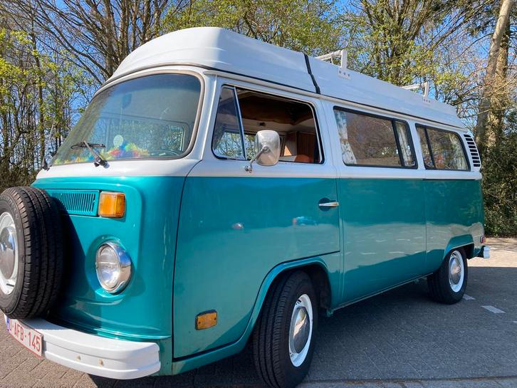 Volkswagen T2b 1975, Auto's, Oldtimers, Particulier, Trekhaak, Volkswagen, Benzine, Monovolume, Ophalen