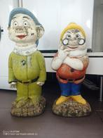 2 prachtige betonnen dwergen +/-1950, Antiek en Kunst, Antiek | Keramiek en Aardewerk, Ophalen