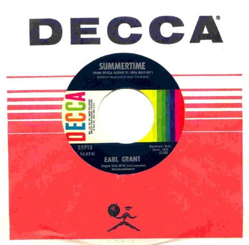 Earl Grant ‎– Summertime "Popcorn '7", CD & DVD, Vinyles | Jazz & Blues, Utilisé, Jazz, 1940 à 1960, Autres formats, Enlèvement ou Envoi