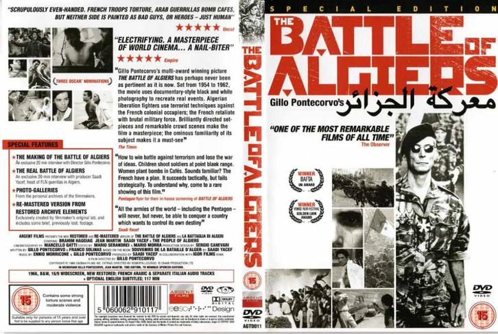 The Battle of Algiers 1966 DVD met Brahim Haggiagi, Cd's en Dvd's, Dvd's | Klassiekers, Ophalen of Verzenden