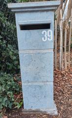 Brievenbus, Tuin en Terras, Ophalen, Gebruikt, Hardsteen, Staande brievenbus