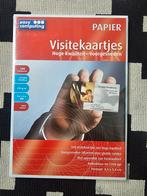 Cartes de visite de haute qualité, prédécoupées 8,5 x 5,4 cm, Enlèvement ou Envoi, Neuf