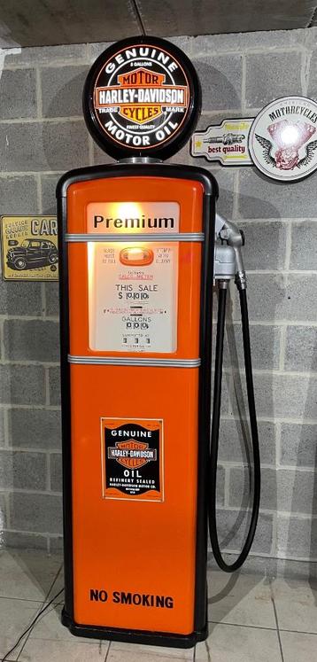 Vintage Gilbarco Harley Davidson brandstofpomp als nieuw beschikbaar voor biedingen