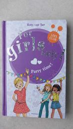 For girls only - Party time, Fictie, Ophalen of Verzenden, Hetty Van Aar, Zo goed als nieuw