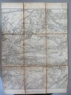 oude landkaart stafkaart Berchem St. Agathe Brussel, Boeken, Verzenden, Zo goed als nieuw, België, Landkaart