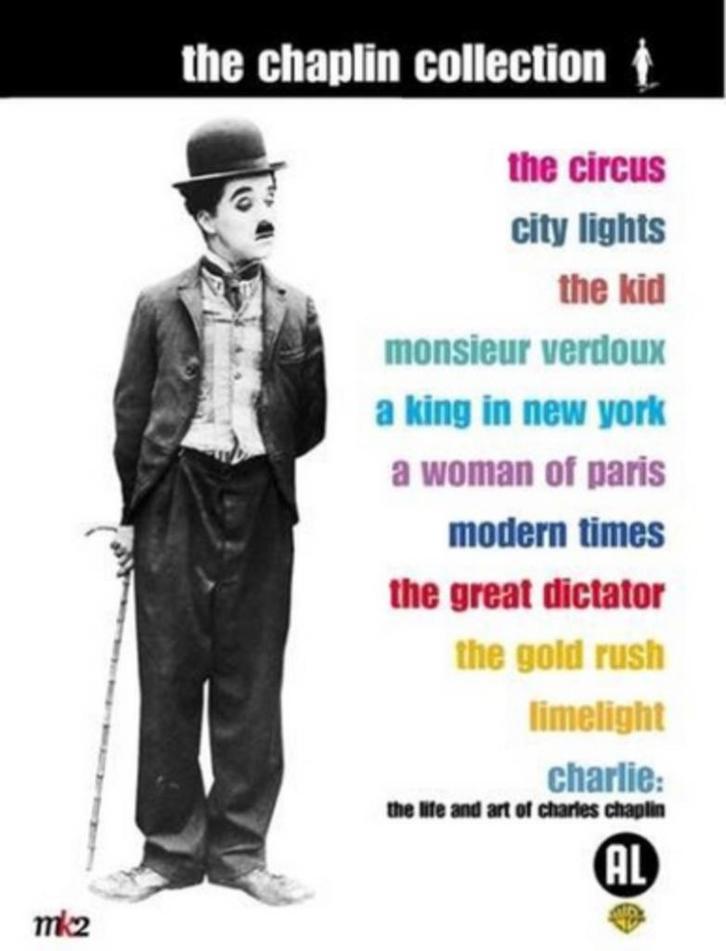 The Chaplin Collection Dvd 18disc Zeldzaam !, Cd's en Dvd's, Dvd's | Klassiekers, Zo goed als nieuw, Komedie, Voor 1940, Alle leeftijden