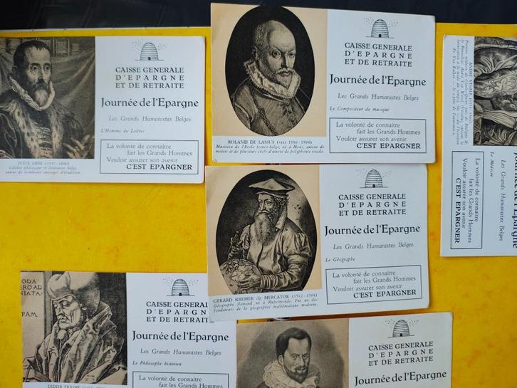 6 buvards pour encre publicité CGER Belgique, Verzamelen, Merken en Reclamevoorwerpen, Gebruikt, Overige typen, Verzenden