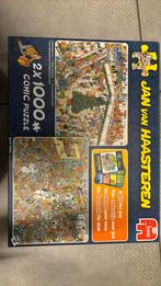Jan Van Haasteren puzzel (2x1000 stuks), 500 t/m 1500 stukjes, Legpuzzel, Zo goed als nieuw, Ophalen
