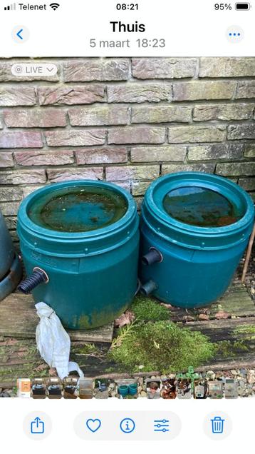 Filters  voor Kleine Vijver, Enlèvement, Utilisé