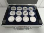 Complete Lunar 2 serie zilver 1 oz met koffer, Ophalen of Verzenden, Gestempeld