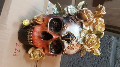 Crânes déco, Verzamelen, Beelden en Beeldjes, Nieuw, Fantasy, Ophalen of Verzenden