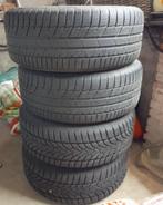 Winterbanden met velgen 215/55 R 16, Auto-onderdelen, Banden en Velgen, Ophalen, Velg(en), 16 inch, Winterbanden