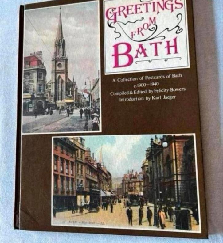 Greetings from Bath - ansichtkaarten boek 1900-1940 Hardback, Verzamelen, Postkaarten | Buitenland, Engeland, 1920 tot 1940, Ophalen of Verzenden
